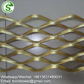 Expanded Metal Screen Facade / Aluminum Facade Panels For Architectural Building