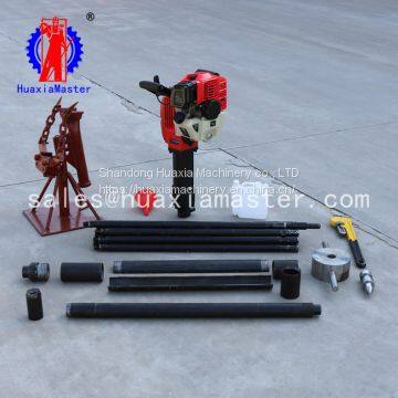 Strong impact force and 15 drill depth soil sampling drilling rig convenient to operate