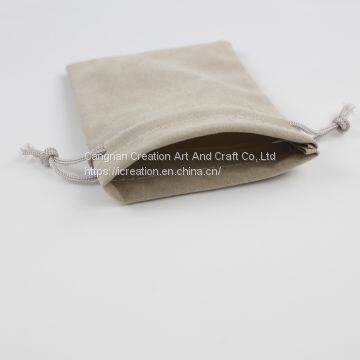 5 Colors Velvet Pouches Jewellery Gift Bags With Drawstrings 9*7cm photo-3