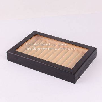 High Quality 12 Slots Leather Pen Box Fountain PenDisplay Box Wholesale,wooden Pen Box With Custom Logo photo-5