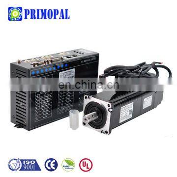 600w 220v 3000rpm 0.5 hp 3m cable synchronous control set brushless digit ac servo motor and drive unit