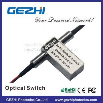 2x2B Opto - Mechanical Fiber Optical Switches Optical Bypass Switch