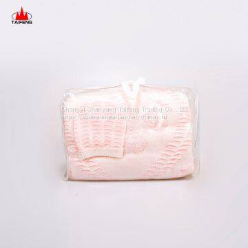 100% polyester micro feather yarn fiber baby adult shawl hat sock pillow set cushion throws blankets