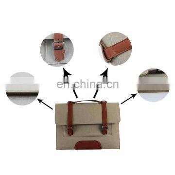 Free Sample Felt Fashionable 14'' Laptop Briefcase Bag photo-5