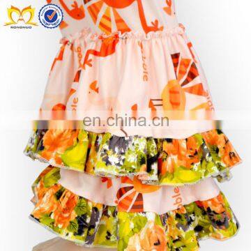 Adorable Turkey Ruffle 2PC Clothing Set Children's Boutique Fashion Thanksgiving Clothing 2018 photo-5