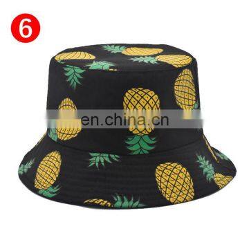 New Fashion Reversible Black White Cow Pattern Bucket Hats Fisherman Hats For Women Gorras Summer