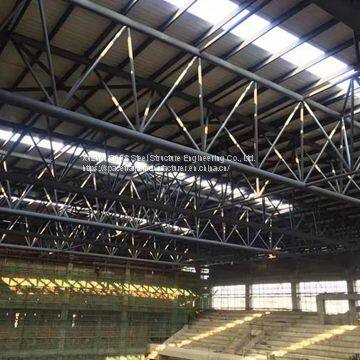 Chaohu Middle School Indoor Stadium Pipe Truss Project photo-3