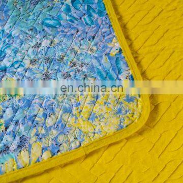 100% Microfiber/cotton Quilted Bedspread Set photo-6