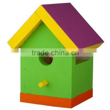 Custom hanging garden wooden bird house, cheap wood birdhouse                        
                                                Quality Choice