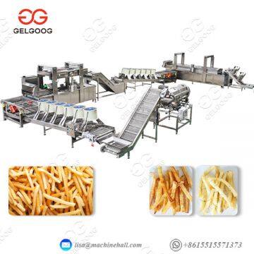 Fresh Potato Chips Making Machine French Fries Making Machine