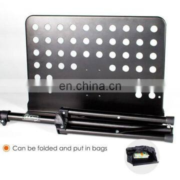 Height Adjustable Metal Foldable Note Keyboard Sheet Music Stand photo-3