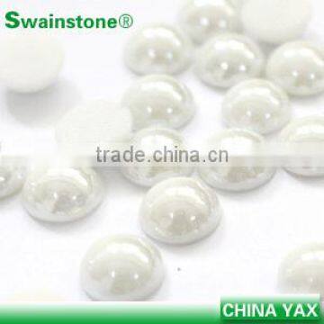 0829C Korean flat back pearl hotfix, China hotfix flat back pearl, wholesale flat back hotfix pearl