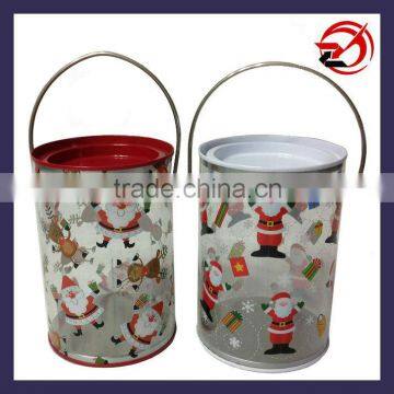 clear bucket container for Christmas