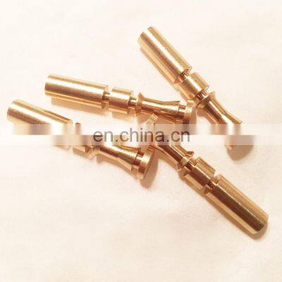 Copper Brass Precision Micro CNC Turning Parts, CNC Turned Shaft Pin Copper Parts photo-2