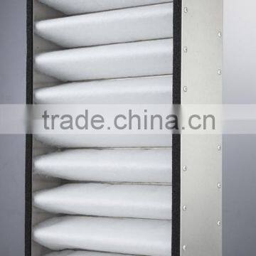 Fireproof white fiber cotton pleated filter