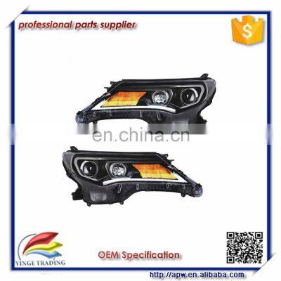 13-15 Auto Led Lamp For Toyota RAV4 Headlight With Led Strips