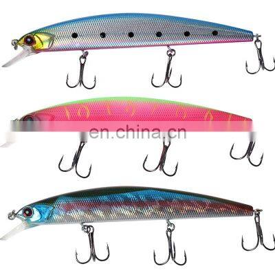 1PCS Minnow Fishing Lure Hard Artificial Bait 3D Eyes 13cm 20g Fishing Wobblers Crankbait Minnows