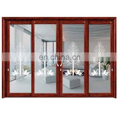 AS2047 Australian standard double glass aluminium frame sliding door