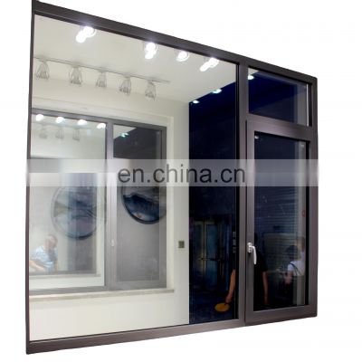 modern residential high quality weather strip popular design detail double glass swing casement thermal break aluminum windows