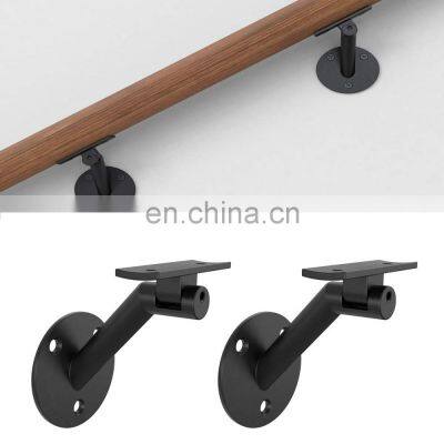 Accessories Hardware Wall Mounted Steel Metal Railing Stairway Support DIY Easy Installation Adjustable Stair Handrail Bracket