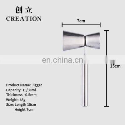 Creation 30/60ml Stainless Steel Measure Custom Bar Double Cocktail Jigger photo-3