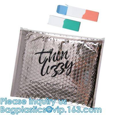 Metallic Foil Bubble Envelope, Ziplock Bubble Bags, Postal Mailing Envelopes, Aluminized Foil Bubble Maile photo-3