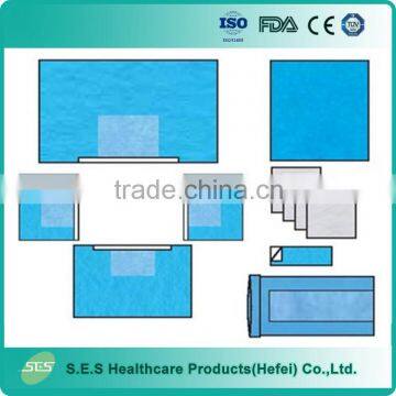CE Approved Disposable Nonwoven Surgical Universal drape Pack for General Surgery