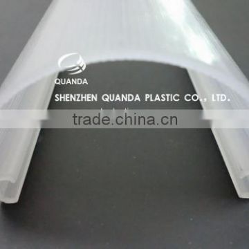 Outside street lighting colored/milky Plastic Polycarbonate light cover