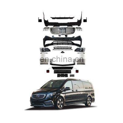 GBT drop shipping car accessories w447 mercedes vito body kit facelift for mercedes classe v bodykit vito 447