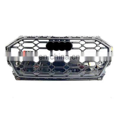 Automotive parts grille grid grill for Audi Q5 2021 2022 year upgrade SQ5 RSQ5 grille ABS material model