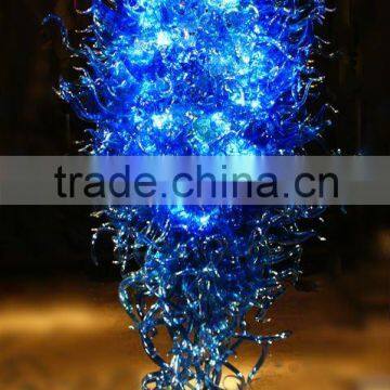 Blue Big Chandelier Crystal Light