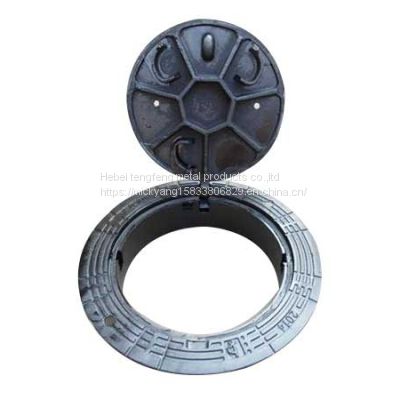 round ductile iron manhole cover