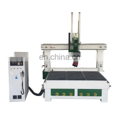 wood mdf atc 180 degree rotate 4 axis 1325 cnc router machine