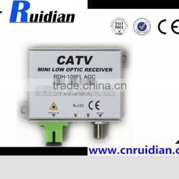 High quality FTTH Low input CATV optical AGC receiver