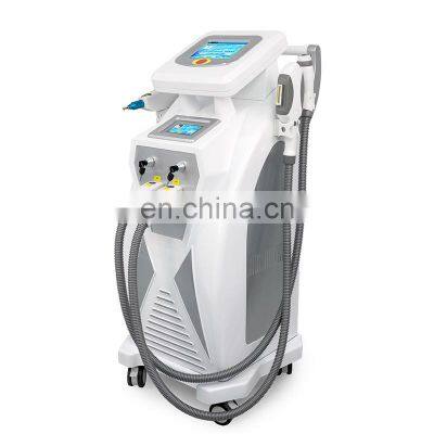 Hot Selling 3 Handles IPL RF/ Nd YAG Laser Tattoo OPT Hair Removal Machine photo-2