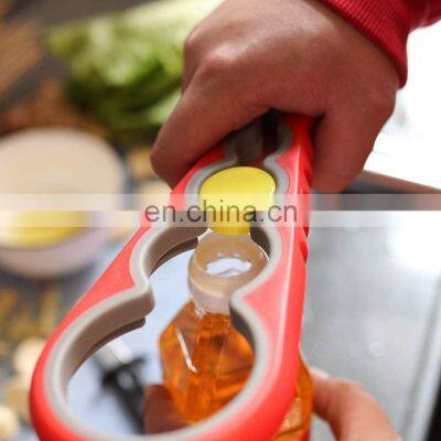 Opener For Weak Hands, Non Slip Easy Grip Jar Opener For Seniors With Arthritis, 5 in 1 Multipurpose Bottle Opener For Arthritic photo-2