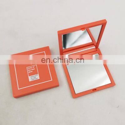 Custom Wholesale Square Shape Mini Cosmetic Pocket Makeup Mirror For Travelling