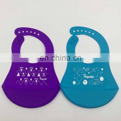 Popular Promotional Custom Silicone Waterproof Baby Bib