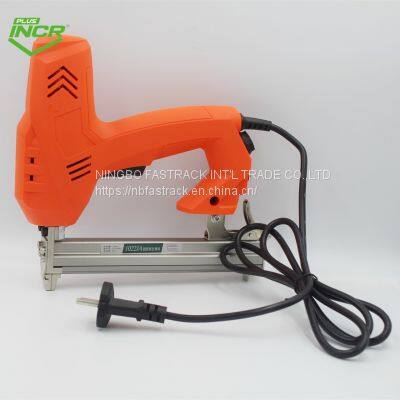 Top-Rated 20gauge Narrow Crown Electric nb-fastrack Stapler Tacker Staple Gun 1022j for Furniture Decoration Upholstery