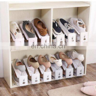 Wholesale Supplier Portable Best Travel Holder Charm Smart Closet Slot Plastic Storage Rack Shoe Organizer photo-3
