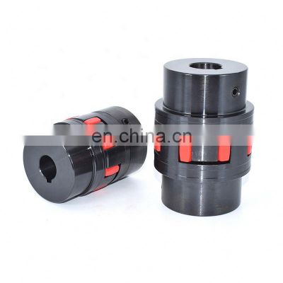 Steel or Steel Stainless or Aluminum Flexible Jaw GE/GR GS Rotex Type Coupling with Keyway and PU Spider shaft coupling