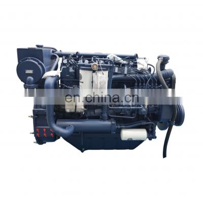 Hot sale in line 6 cylinder 4 stroke water cooled 220HP Weichai  marine diesel engine WP6C220-23