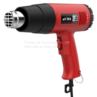 Qili 866A New Fashion Hot Air Gun 2000W 220V/240V Electric Heat Gun LCD Digital Display Temperature Control Hot Gun photo-4