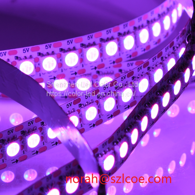 DC5V LC8813 144Leds Per Meter 5050 Addressable Full Color Digital Pixel RGB Led Pixel Strip