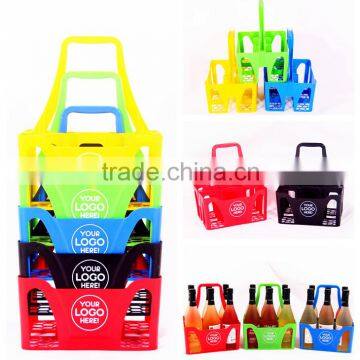Hot Sale Reinforce Plastic Basket Bottle Holder(RHB-605P)
