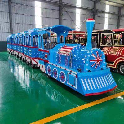 2024 New Design Electric Ride Shopping Mall Train Used Trackless Train photo-3