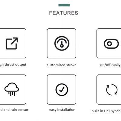 DC24V 90 degree window opener wholesale Factory Custom Electric Automatic Window Opener Smart Home System