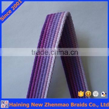 China wholesale for slippers use colored thick jacquard webbing