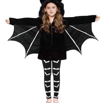 Halloween Bat Cloak Children's Bat Cosplay Party Cape Costume photo-2