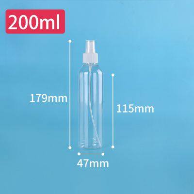 5ml 8ml 10ml 30ml 50ml 100ml 150ml 200ml Cosmetic Transparent Pet Plastic Mist Spray Bottle